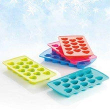 Heart Shape Ice Cube & Candy Tray – 14 Cavities (Multicolor) - dailyneed.life
