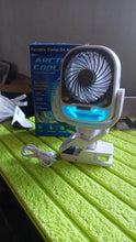 Air Portable Fan, Grip Go 3 Speed Small Fan, Great Stroller Fan, Travel or Desk Fan, Cordless Personal Evaporative Air Cooler, Universal Clamp for Indoor & Outdoor Use, 360 Degree Head Swivel, LED Color Changing Light - dailyneed.life