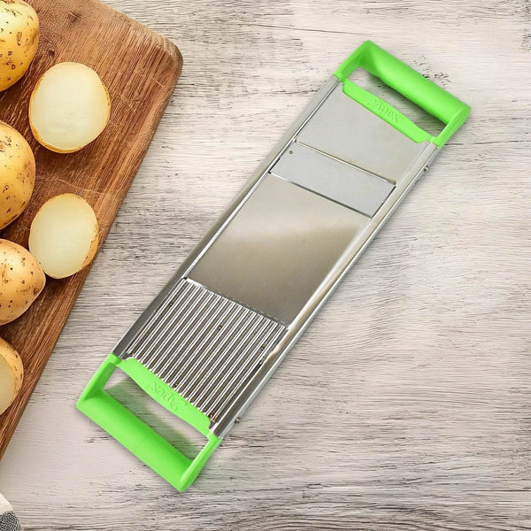 Apex Stainless Steel Vegetable Slicer (2-in-1) - dailyneed.life