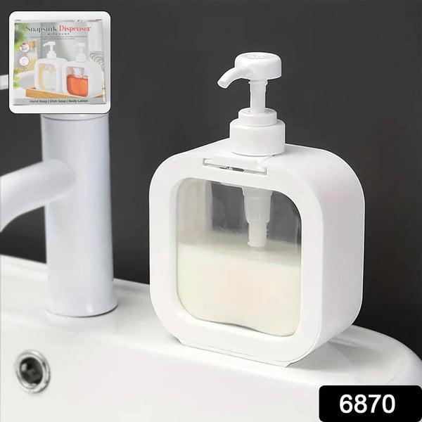 Snap sink Dispenser Plastic Clear Empty Pump Lotion Bottles (1 Set) - dailyneed.life