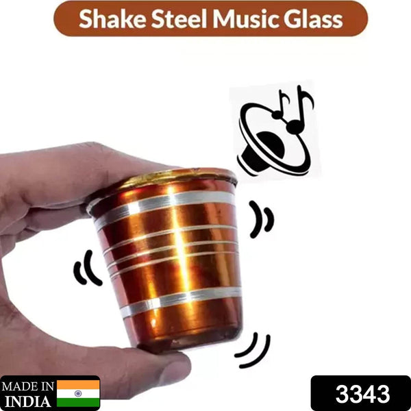 Stainless Steel Glass with Bell Sound for Kids Boys and Girls Glass Set Water/Juice Glass, Stainless Steel Baby Musical Toy Glass - dailyneed.life