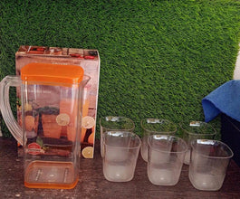 Resistant Glass Jug for Juice, Milk, Cold or Hot Beverages (plastic) - dailyneed.life