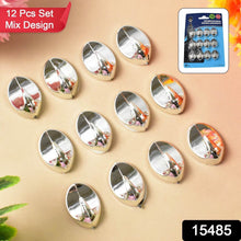 Plastic Multipurpose Wall hanging hook (12 Pcs Set / Mix Design) - dailyneed.life