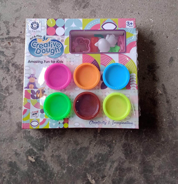 Non-Toxic Creative 50 Dough Clay Mould 5 Different Colors, (Pack of 6 Pcs) - dailyneed.life