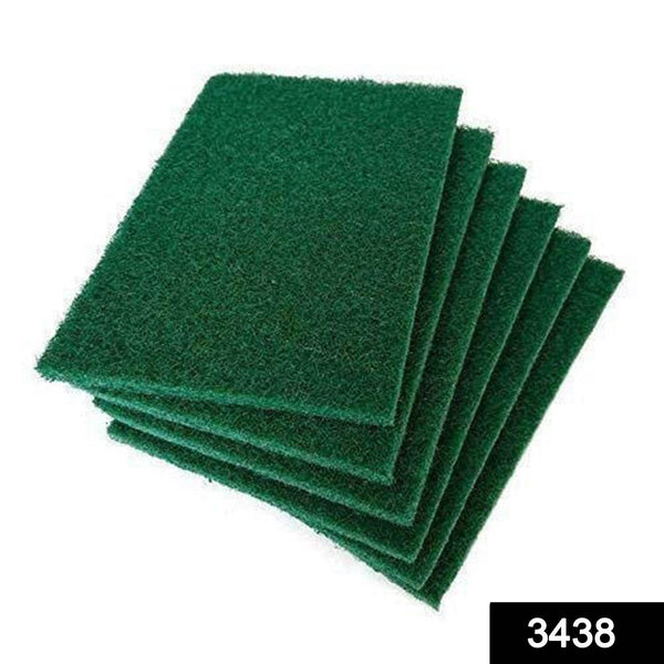 Scrub Sponge Cleaning Pads Aqua Green (Pack Of 6) - dailyneed.life