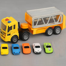 Realistic Long-Haul Toy Vehicle Transport Playset with Lights and Sound - dailyneed.life
