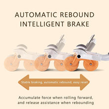 Automatic Rebound Abdominal Wheel, Ab Roller Wheel with Timer Elbow Support for Beginners, Exercise Double Wheel with Knee Mat Holder for Body Fitness Strength Training Home Gym - dailyneed.life