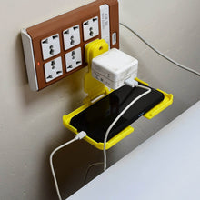 Multi-Purpose Yellow Wall Holder Stand for Mobile Charging - dailyneed.life