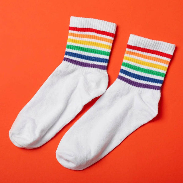 1 PAIR SOCKS PRINTED TRENDY MULTIPLE DESIGNER SOCKS (1 Pc / Mix Design) - dailyneed.life