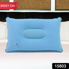 Comfortable Inflating Travel Pillow (34×21 Cm / 1 Pc / Mix Color) - dailyneed.life