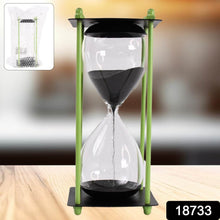 Glass & Stainless Steel Decorative Sand Timer 19 cm (1 Pc) (2 Minute Approx) - dailyneed.life
