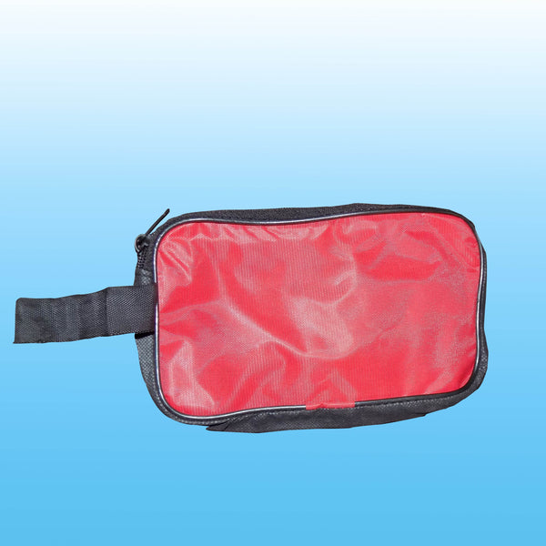 Portable Travel Hand Pouch / Shaving Kit Bag for Multipurpose Use (Red) - dailyneed.life