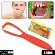 Plastic Tongue Cleaner For Kids & Adults | Tongue Scraper For Bad Breath, Maintain Oral Hygiene for Daily Use | for Fresh Breath & Bacteria Removal | Improved Taste Plastic With Handle Tongue Cleaner (1 Pc ) - dailyneed.life