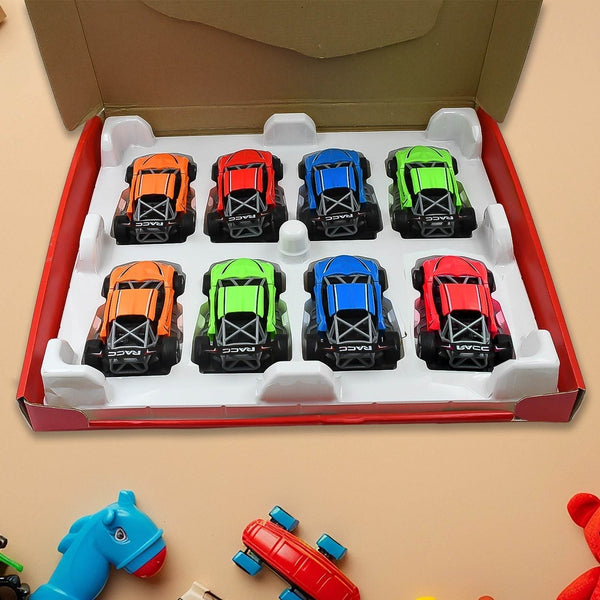 Mini Pull Back Racing Car Widely Used By Kids & Children (8 Pcs Set / Mix Color) - dailyneed.life
