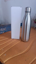 Silver Stainless Steel Water Bottle Approx 500 ML (1 Pc) - dailyneed.life