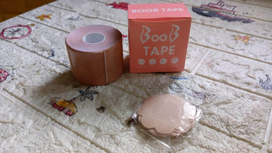 Boob Tape with Nipple Covers: Cotton, Breathable, Lift & Support (5m, 10 Pairs) - dailyneed.life