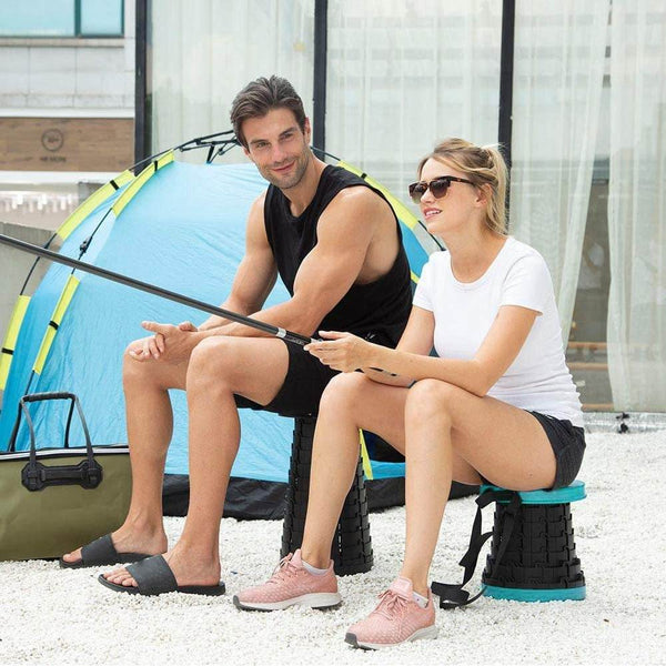Foldable Height Adjusting Stool Space Saving Telescopic Stool (Mix Color) - dailyneed.life