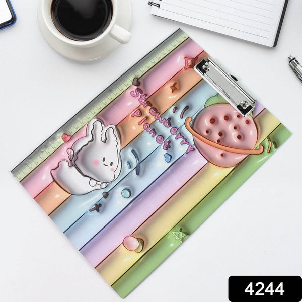 Wooden Paper Clipboard Writing Pad with Clip (1 Pc / 31×22 Cm) - dailyneed.life