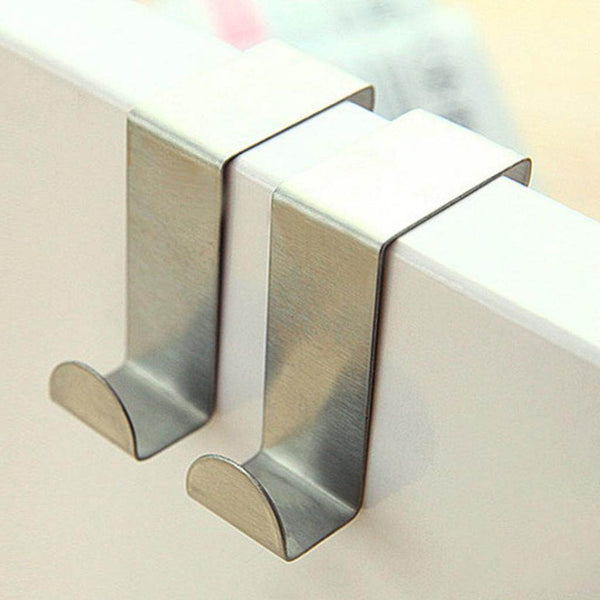 1 Pc Z Shape Door Over Hook used widely in all kinds of household for hanging of cloths and fabric items etc. - dailyneed.life