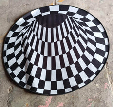3D Space Round Carpet, Floor Mat Non-Woven Doormat (1 Pc / 78 Cm) - dailyneed.life
