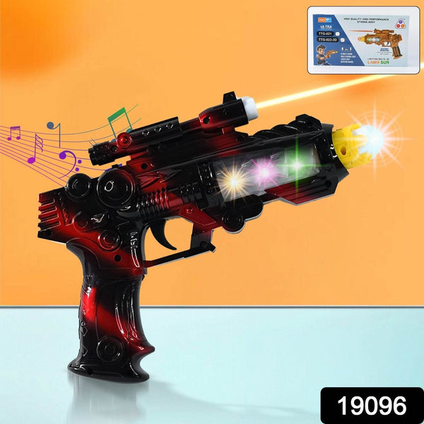 TTG LED Flashing Sound Laser Toy Gun – Battery Operated Space Gun with Lights & Music - dailyneed.life