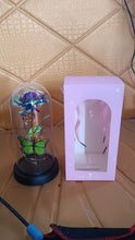LED Preserved Rose with Colorful Butterfly in Plastic Dome (1 Pc & Mix Color) - dailyneed.life