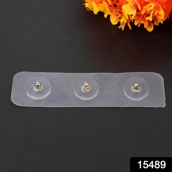 Adhesive Nails Wall Hooks (Screw Sticker / 3 Hook / 1 Pc) - dailyneed.life