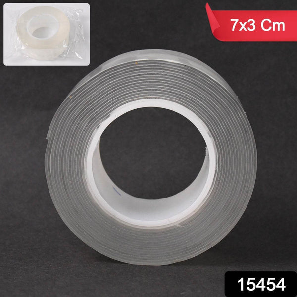 Sticky Double Sided Tape Washable Adhesive Tape Reusable (7×3 Cm / 1 Pc) - dailyneed.life