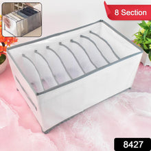 8 Compartment Storage Box, Wardrobe Clothes Organizer (1 Pc) - dailyneed.life