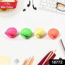 Shankh Shape Eraser Rubber (1 Pc / Mix Colour & Design) - dailyneed.life