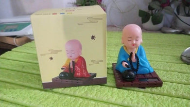 Solar Powered Sitting Buddha Statue, Moving Head and Hand (1 Pc / Medium) - dailyneed.life