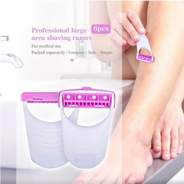 Disposable Body Skin Hair Removal Razor for Women Pack of 6 - dailyneed.life