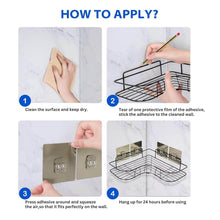 Metal Shower Shelf, Shower Shelf without Drilling (2 Pc) - dailyneed.life