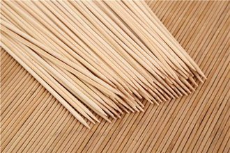 Camping Wooden Color Bamboo BBQ Skewers – 20cm Barbecue Shish Kabob Sticks for Fruit, Meat, Party & More (Pack of Skewers) - dailyneed.life