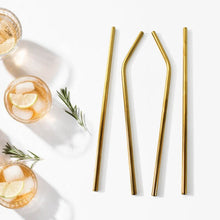 Reusable Stainless Steel Straw with cleaning Brush (5 Pcs Set) - dailyneed.life