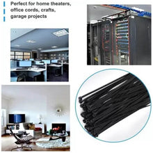 3×100 MM Nylon Self Locking Cable Ties, Heavy Duty Strong Zip Wire Tie. Pack of 100pc - Black - dailyneed.life