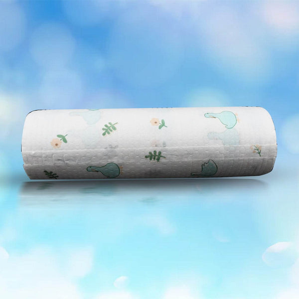 Non Woven Reusable and Washable Kitchen Printed Tissue Roll Non-stick Oil Absorbing Paper Roll Kitchen Special Paper Towel Wipe Paper Dish Cloth Cleaning Cloth 45 sheets - dailyneed.life