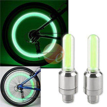 LED Flash Light lamp tyre Wheel Valve Sealing caps (2 Pc / Mix Color) - dailyneed.life