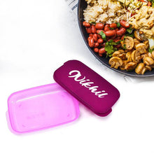 Customized Unbreakable Divine Leak Proof Plastic Lunch Box Food Grade Plastic BPA-Free 2 Containers with Spoon - dailyneed.life