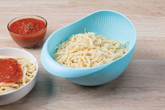 Kitchen Plastic big Rice Bowl Strainer Perfect Size for Storing and Straining - dailyneed.life