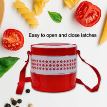 2layer Adjustable Insulated Tiffin Set of 1, Blue 3 Containers Lunch Box - dailyneed.life