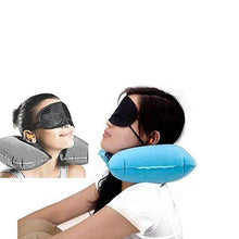 3in1 Air Travel Kit with Pillow, Ear Buds & Eye Mask - dailyneed.life