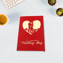 Unique 3D -Up Wishing Card (Wedding): 1 Pc - dailyneed.life