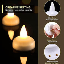 Set of 12 Flameless Floating Candles Battery Operated Tea Lights Tealight Candle - Decorative, Wedding., Diwali( Diya , Divo , Diva , Deepak , Jyoti ,) - dailyneed.life