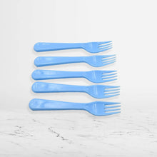 Reusable Premium Heavy Weight Plastic Forks, Party Supplies, One Size, plastic 5pc Serving Fork Set for kitchen, Travel, Home (5pc) - dailyneed.life