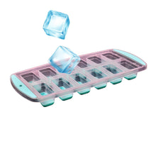12-Grid Silicone Ice Cube Tray - Food-Grade Square Ice Maker, Easy Release Bottom - dailyneed.life