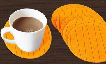 6 pcs Useful Round Shape Plain Silicone Cup Mat Coaster Drinking Tea Coffee Mug Wine Mat for Home - dailyneed.life