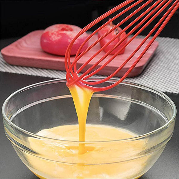 Manual Whisk Mixer Silicone Whisk, Cream Whisk, Flour Mixer, Rotary Egg Mixer, Kitchen Baking Tool. - dailyneed.life