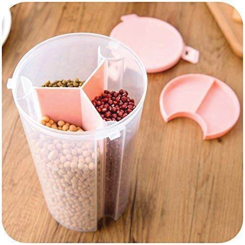 3 in 1 Transparent Air Tight Storage Dispenser Container - dailyneed.life