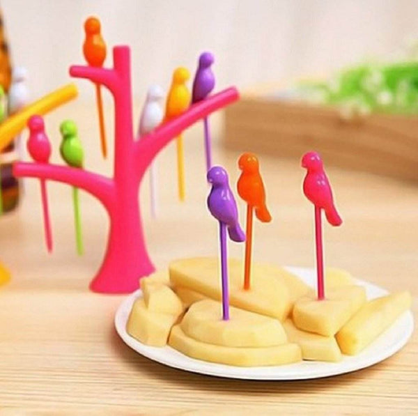 Bird Fork | Kids fruit fork | Table Decor - dailyneed.life